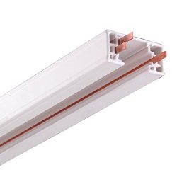 NICOR Lighting 2-Foot Track Rail Section, White (10002WH)