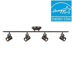 Aspects STUF430030LRB Studio 4-Light Oiled Rubbed Bronze Dimmable Fixed Track Lighting Kit