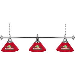 Trademark Gameroom 3 Shade Bud Light Staw-Ber-Rita Billiard Lamp