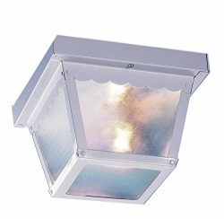 Volume Lighting V7231-6 1-Light Outdoor Ceiling Mount, White