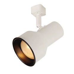 Portfolio 1-Light White Casual Track Lighting Head 13924-001