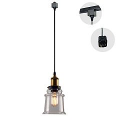 KIVEN H-type 3 wire Miniature Pendant Track Lighting Fixture Restaurant Chandelier Decorative Ch ...