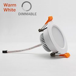 Dimmable LED Downlight – 110V/5W 2.5 inch, Easy Installation, Firmly Locked LED Recessed L ...