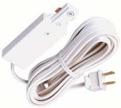 Juno Lighting R122WH 3-Wire Cord and Plug Connector, White