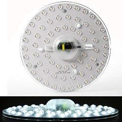LED Ceiling Light Retrofit kit Board with 3 Magnetic Legs, 24W 6500K 2640lm, for Round Flush Mou ...