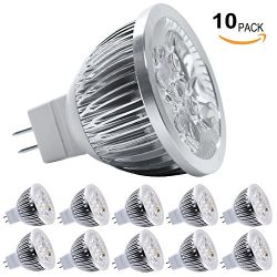 Dimmable LED MR16 Light Bulb, 60° Spotlight for Recessed, Track, Accent Lighting, 12V Low Voltag ...