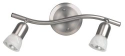 CANARM LTD. IT356A02BPT10 James 2 Bulb Track Light, Brushed Pewter