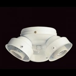 Concord Fans Y-306CG-SC Accessory – Three Light Ceiling Fan Kit, Swiss Coffee Finish