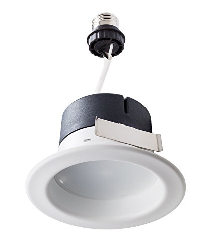 Philips LED Downlight 1 Pack, 50W Equivalent 4 inch Retrofit Recessed Lighting, Soft White (2700 ...