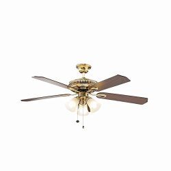 Hampton Bay Glendale 52 in. Flemish Brass and Gold Ceiling Fan