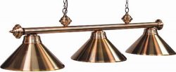 RAM Gameroom PR54 AC 54W in. 3 Light Billiard Light – Antique Copper