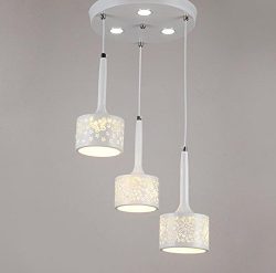 GL&G Modern living room iron chandelier Pendent Light for Hallway,Bedroom,Kitchen,Kids Room, ...