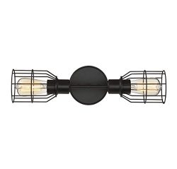 Trade Winds TW021856ORB 6″ 2 Light Industrial Sconce Industrial Kitchen Island Lighting, 1 ...