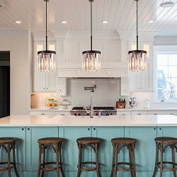 Kitchen Island Lighting Elegant Light By Luxall Crystal Pendant Lighting for Living Room, Bedroo ...