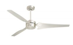 Emerson CF765BS Ceiling Fan with 4 Speed Wall Control and 60-Inch Blades, Brushed Steel Finish