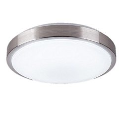 AFSEMOS LED Flush Mount Ceiling Light,9”, 18W(100W Incandescent Equivalent), Surface Mount ...