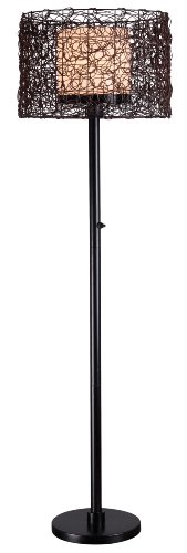 Kenroy Home 32220BRZ Tanglewood Outdoor Floor Lamp, Bronze Finish