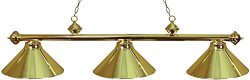 Ozone Brass Pool Table Light