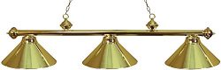 Ozone Brass Pool Table Light