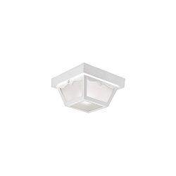 Product of Design House Outdoor Flush Mount Ceiling Light – White – Ceiling Fixtures ...