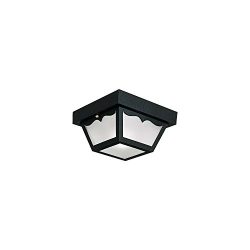 Product of Design House Outdoor Flush Mount Ceiling Light – Black – Ceiling Fixtures ...