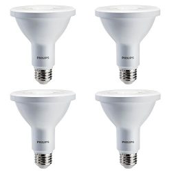 Philips LED Dimmable PAR30L 25-Degree Spot Light Bulb: 800-Lumen, 5000-Kelvin, 8-Watt (75-Watt E ...