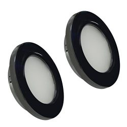 Dream Lighting 2W LED Recessed Down Light – Warm White Black Shell Pack of 2