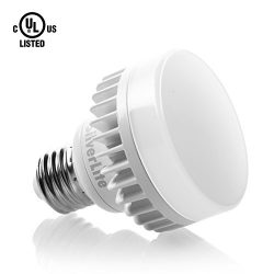 Silverlite 10w LED Mini PUCK E26 Medium Base Squat Bulb,100w incandescent Equivlent,50000hrs Lif ...