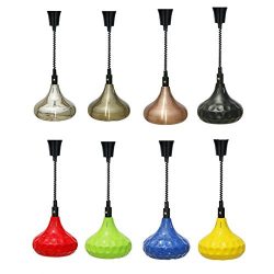 Food Pendent Lamp Food Warmer Commercial Retractable Food Heat Lamp for Buffet Food Court Restau ...