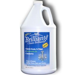 Brilliante Crystal Chandelier Cleaner 1 Gallon Refill Environmentally Safe, Ammonia-free, Drip-d ...