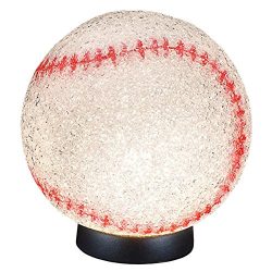 Rhode Island Novelty Elbassp 9″ Sparkle Baseball Lamp