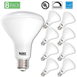 Sunco Lighting 8 PACK – BR30 LED 11WATT (65W Equivalent), 2700K Warm White, DIMMABLE, Indo ...