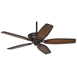 Hunter Fan 54070 Bingham 52″ Cocoa Ceiling Fan with Five Carved Wood Burnished Alder Blades