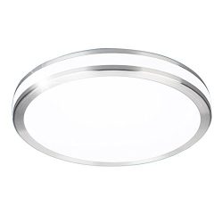 AFSEMOS LED Flush Mount Ceiling Light,13”, 32W(170W Incandescent Equivalent), Surface Moun ...