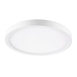 GetInLight Round 10-inch Dimmable Flush Mount Ceiling Fixture, (2nd Generation), 17 Watt, White  ...