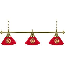 Fire Fighter 3 Shade Billiard Pool Table Lamp