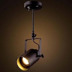 LED Track Spotlight Creative E27 Pendent House Ceiling Light Retro Vintage Industrial Ceiling Li ...