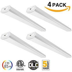 FrenchMay 4P 4 Pack Shop Light Close to Ceiling Fixtures