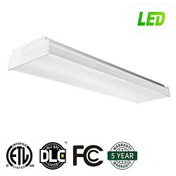 AntLux 2FT LED Wraparound Flushmount LED Garage Lights – 20W 2400LM – 4000K Neutral  ...