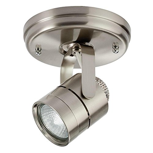 Lithonia Lighting LTKMSBK MR16GU10 BN M4 Mesh Back Round 1-Head Brushed Nickel Halogen Lamped Tr ...