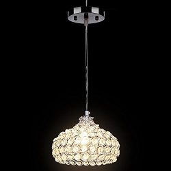 Deluxe Crystal Pendant Light Modern Chandeliers Wine Cup Shape Mini Style Ceiling Lighting for K ...