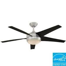 Windward IV 52 in. LED Indoor Brushed Nickel Ceiling Fan with Light Kit and Remote Control