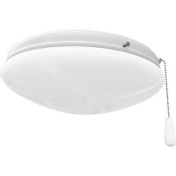 Progress Lighting P2602-30 2-Light Kit with White Opal Glass For Use with P2500 and P2501 Ceilin ...