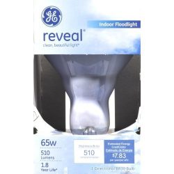 GE Lighting 48692 65 Watt Reveal™ Indoor Recessed & Track Flood Light Bulb