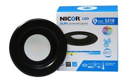 NICOR Lighting 4-Inch Dimmable 2700K LED Remodel Downlight Retrofit Kit for Recessed Housings, B ...