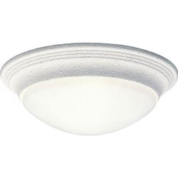 Progress Lighting P3688-30 1-Light Close-To-Ceiling Fixture, White