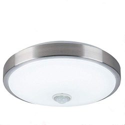 AFSEMOS AFSEMOS Motion Sensor Ceiling Light 18W 9-inch Body Detector,LED Flush Mount Ceiling Lig ...