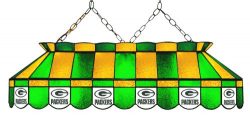 Imperial Officially Licensed NFL Merchandise: Tiffany-Style Stained Glass Billiard/Pool Table Li ...