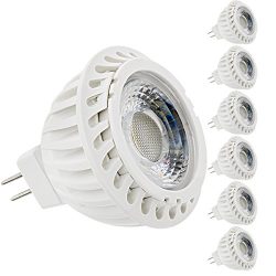 JandCase MR16 LED Light BUlbs, 5W, 50W Halogen Equivalent, 360lm, Natural Daylight White 4000K,  ...