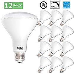 12 PACK – BR30 LED 11WATT (65W Equivalent), 3000K Warm White, DIMMABLE, Indoor/Outdoor Lig ...